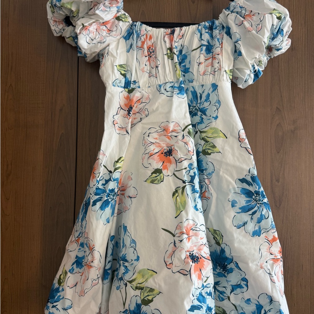 Abercrombie & Fitch White Floral Mini Dress